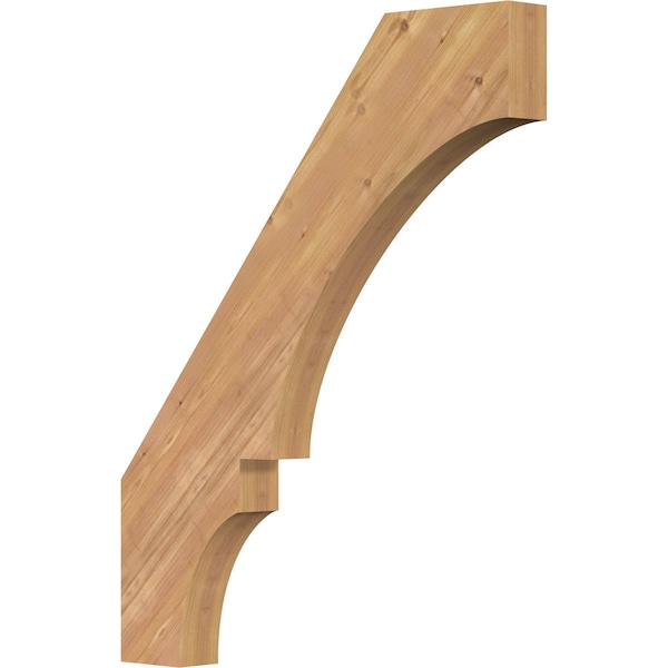 Ekena Millwork 3 1/2"W x 32"D x 40"H Balboa Smooth Knee Brace, Western Red Cedar BRC04X32X40BOA00SWR - main